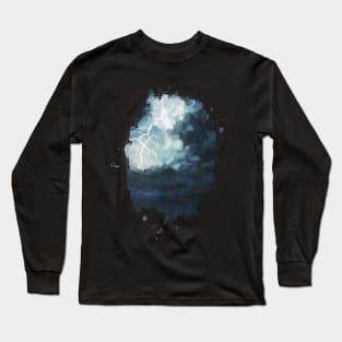 Oceanic Night Storm Long Sleeve T-Shirt